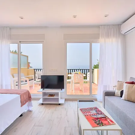 Appartement Lovely Golondrinas - 1ª Linea De Playa - Urb Privada Marbellac